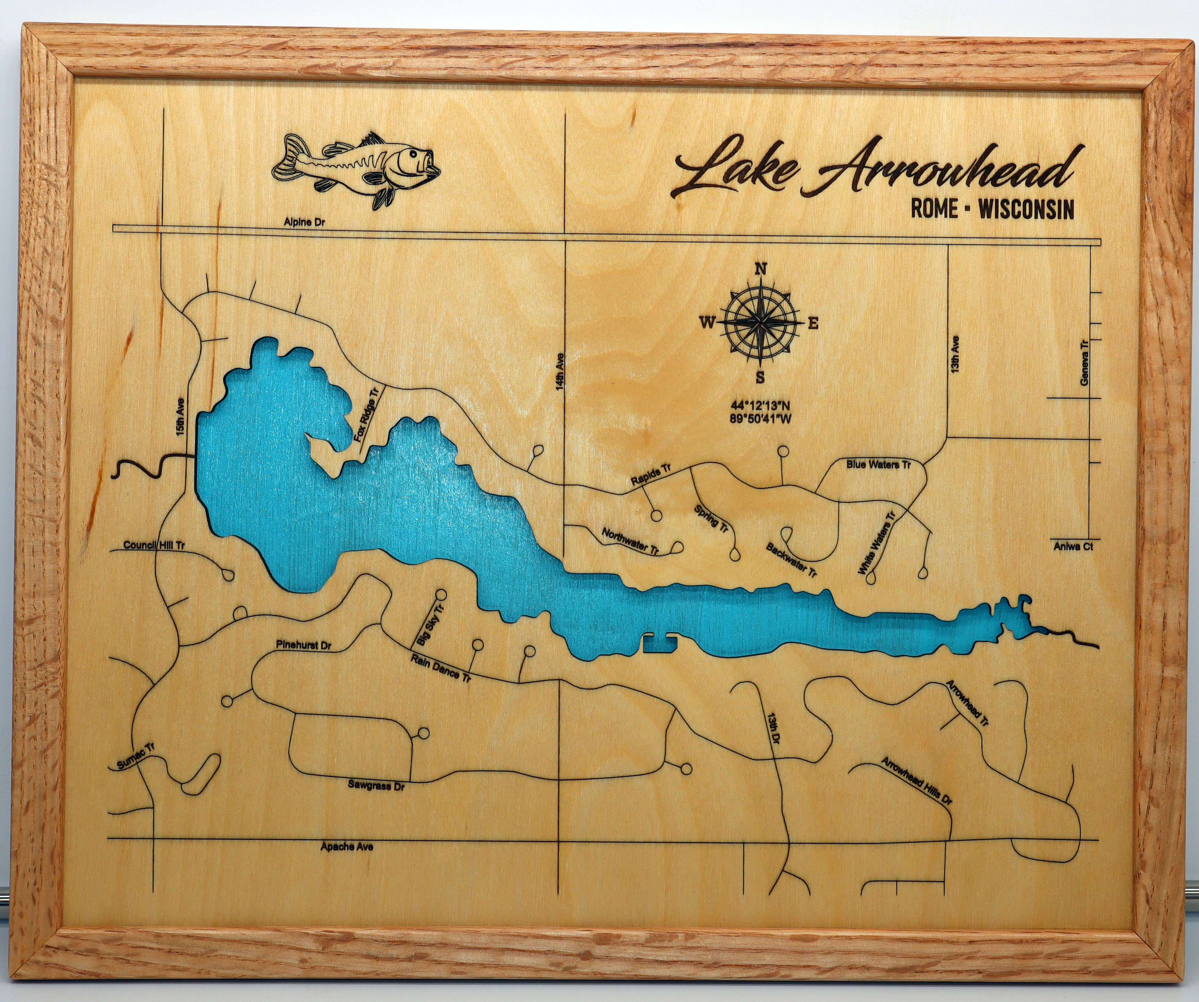 Lake Arrowhead map