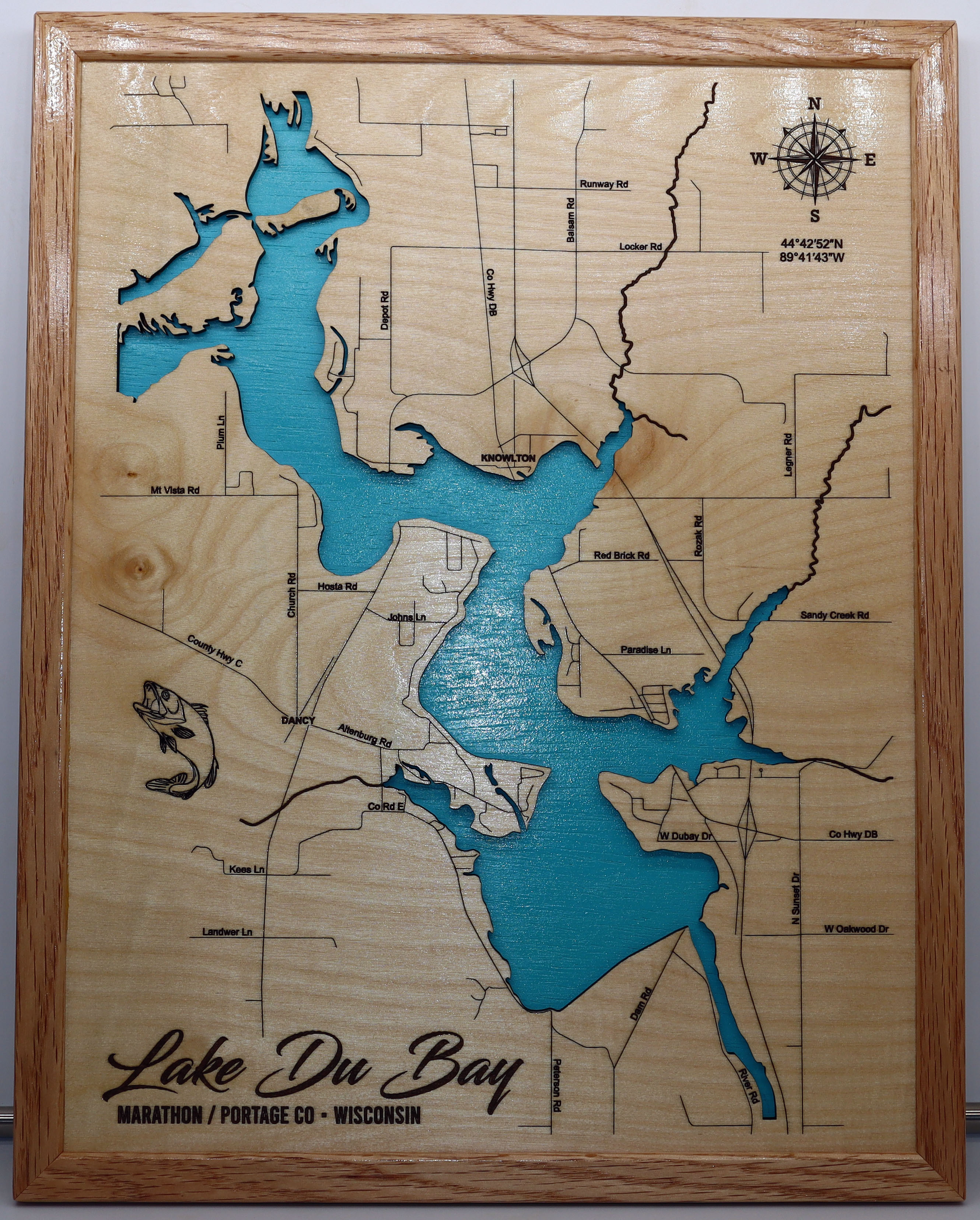 Lake Du Bay map